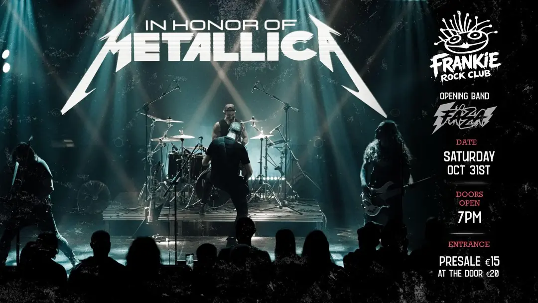Plagát: IN HONOR OF METALLICA + FÁZA